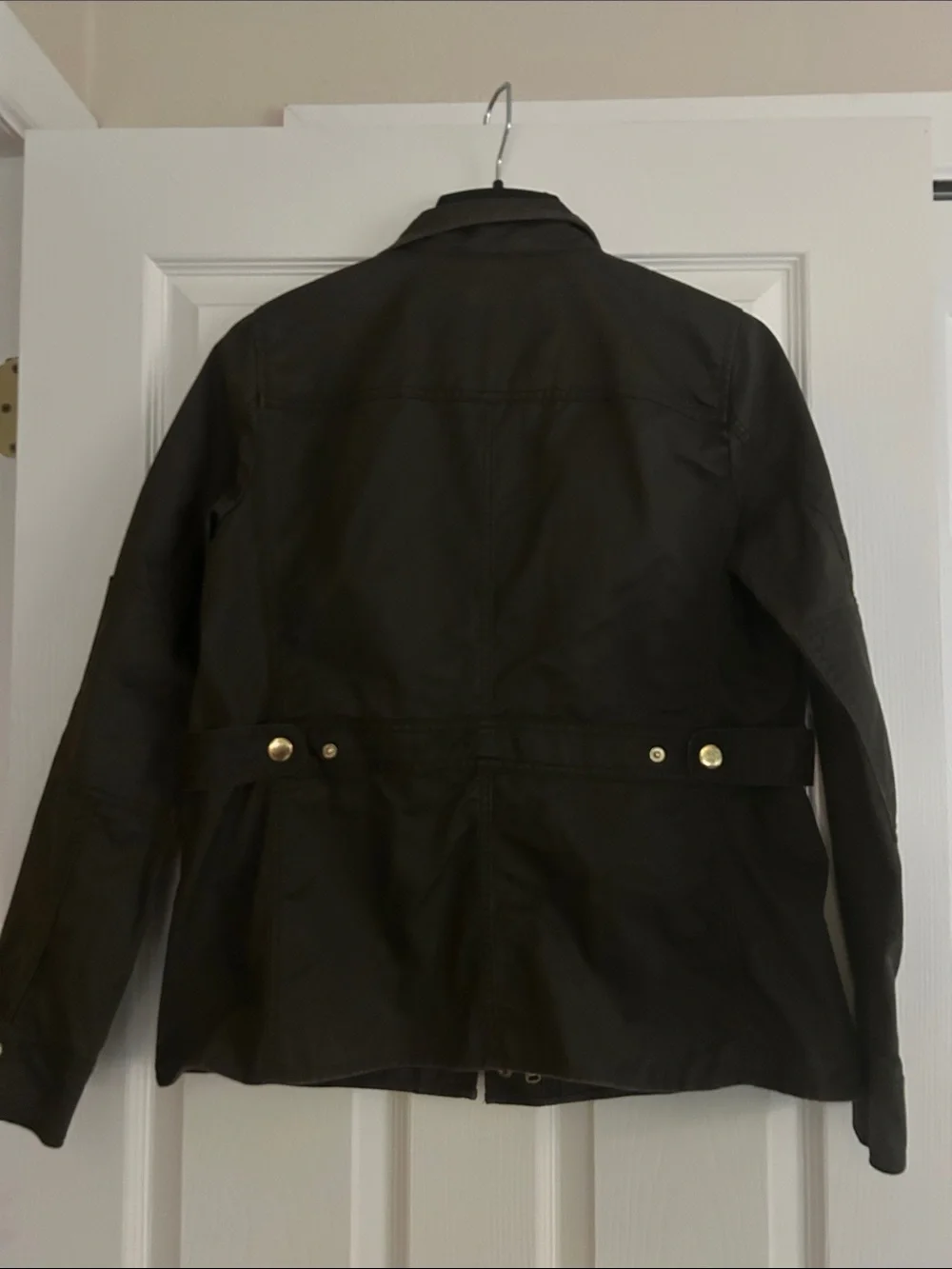 J. Crew Women’s Olive Green Downtown Field Utility Jacket w/ Brass Buttons - M
